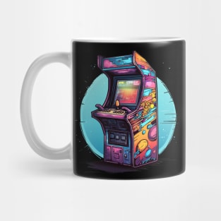 Retro colorful arcade game Mug